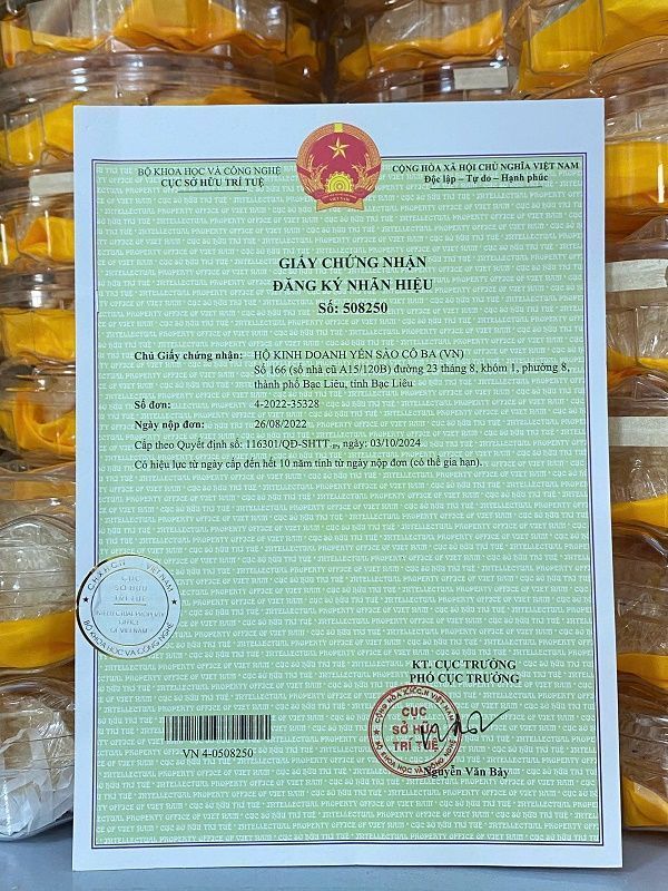 YẾN SÀO CÔ BA - NÂNG NIU SỨC KHỎE VÀNG CỦA BẠN